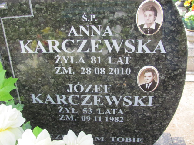 Józef Karczewski 1929 Orzysz - Grobonet - Wyszukiwarka osób pochowanych