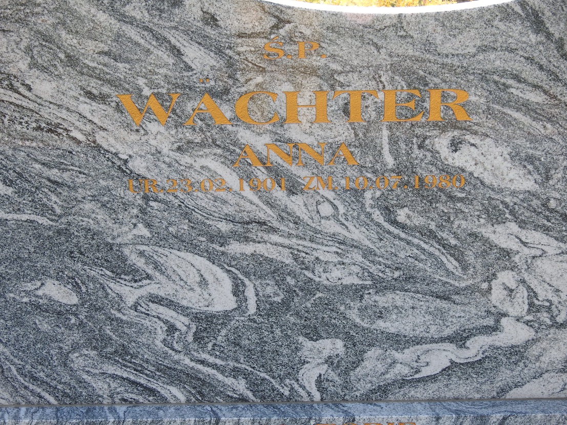 Anna Wachter 1901 Orzysz - Grobonet - Wyszukiwarka osób pochowanych