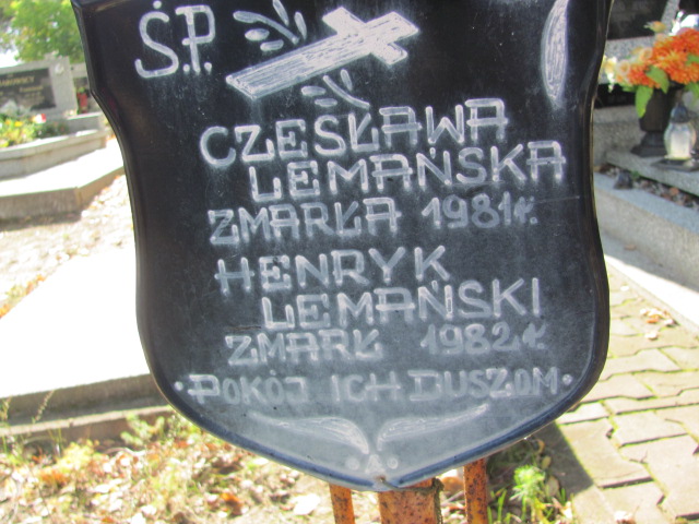 Henryk Lemański 1909 Orzysz - Grobonet - Wyszukiwarka osób pochowanych