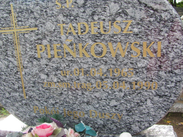 Tadeusz Pieńkowski 1965 Orzysz - Grobonet - Wyszukiwarka osób pochowanych