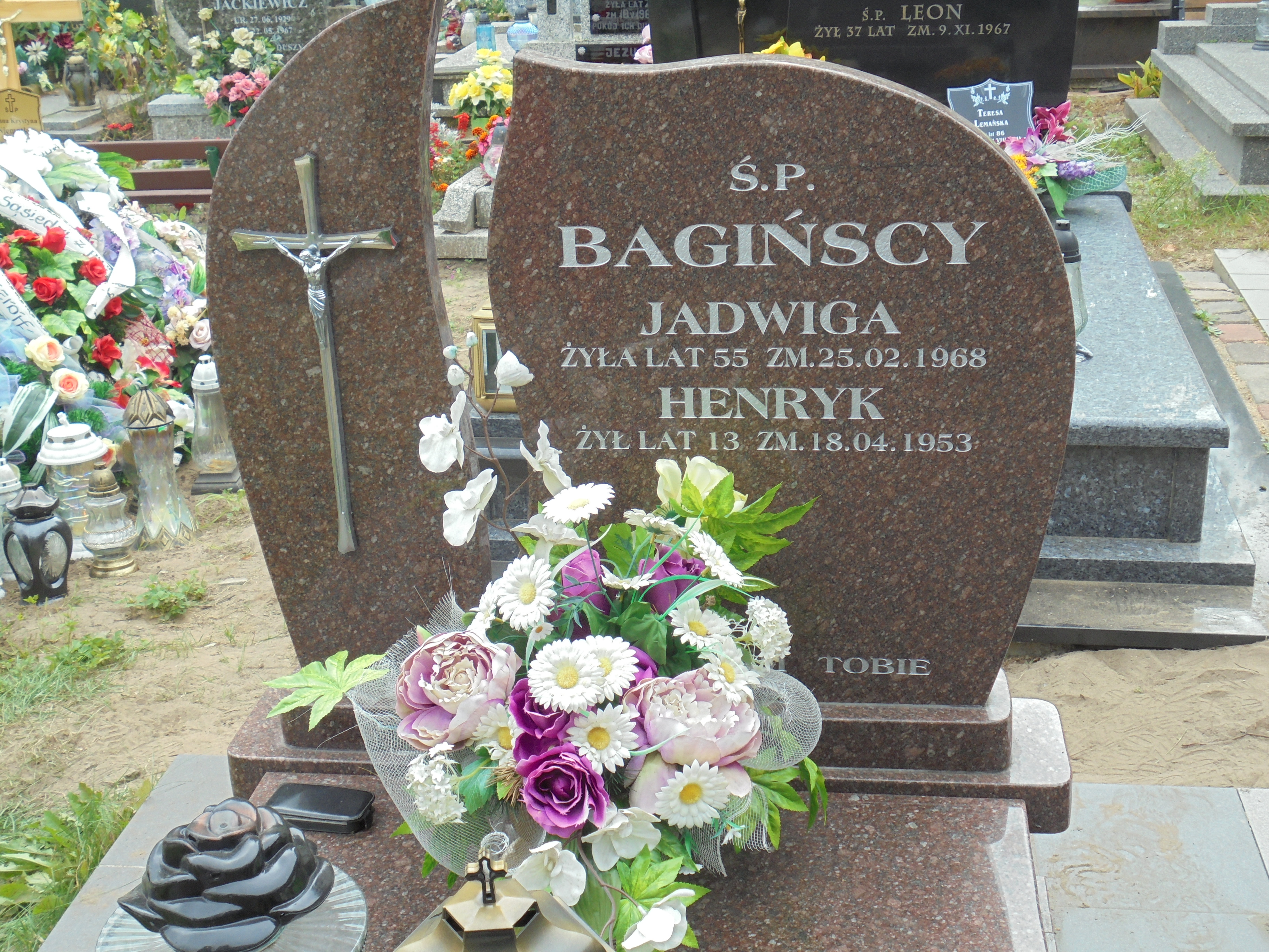 Jadwiga Bagińska 1912 Orzysz - Grobonet - Wyszukiwarka osób pochowanych