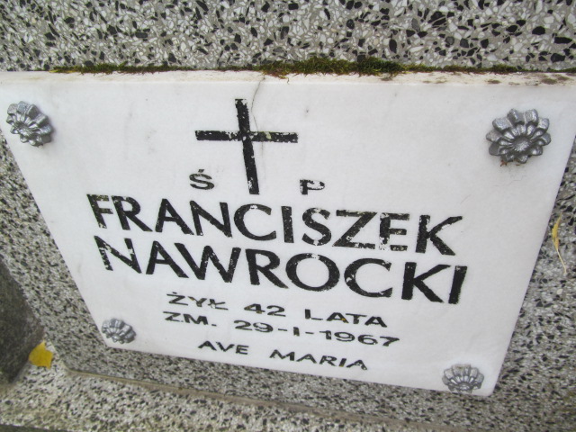 Franciszek Nawrocki 1923 Orzysz - Grobonet - Wyszukiwarka osób pochowanych