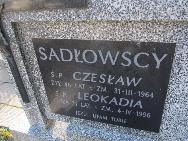Czesław Sadłowski Orzysz - Grobonet - Wyszukiwarka osób pochowanych
