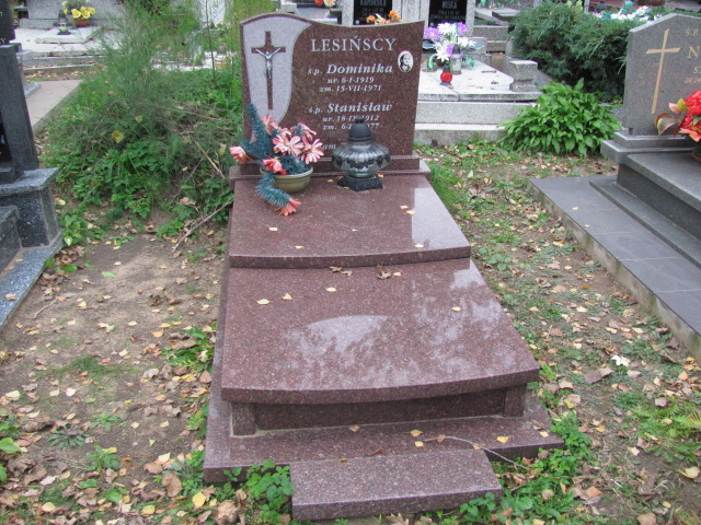 Grób Dominika Lesińska