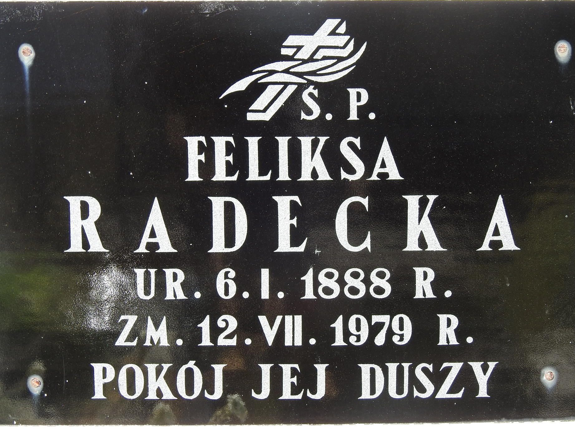 Grób Feliksa Radecka