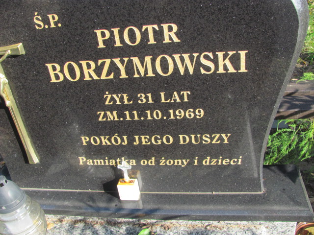 Piotr Borzymowski 1938 Orzysz - Grobonet - Wyszukiwarka osób pochowanych