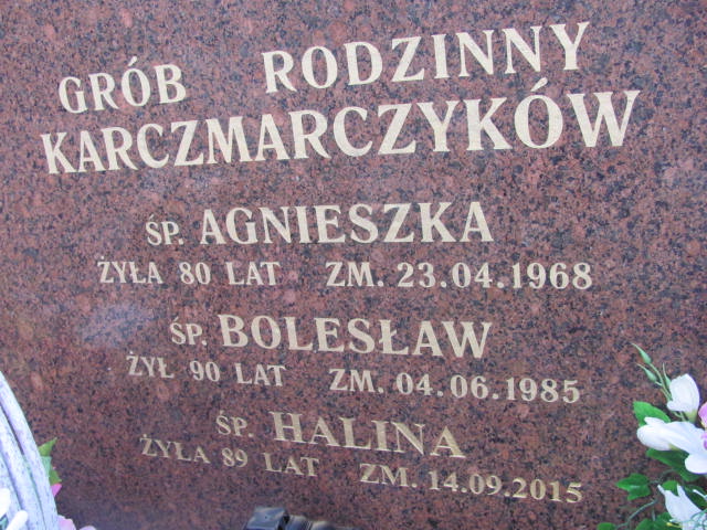 Halina Karczmarczyk 1926 Orzysz - Grobonet - Wyszukiwarka osób pochowanych
