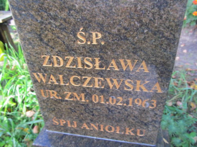 Zdzisława Walczewska 1963 Orzysz - Grobonet - Wyszukiwarka osób pochowanych