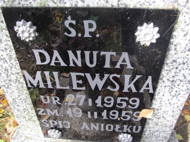 Danuta Milewska 1959 Orzysz - Grobonet - Wyszukiwarka osób pochowanych