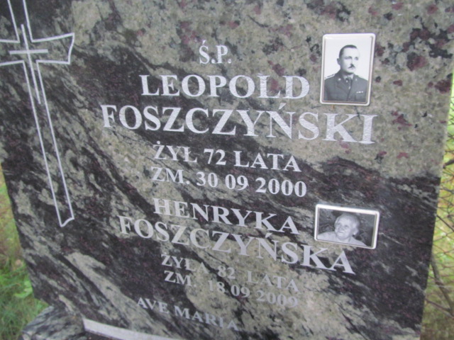 Leopold Foszczyński 1928 Orzysz - Grobonet - Wyszukiwarka osób pochowanych
