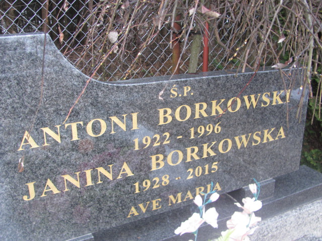 Antoni Borkowski 1922 Orzysz - Grobonet - Wyszukiwarka osób pochowanych