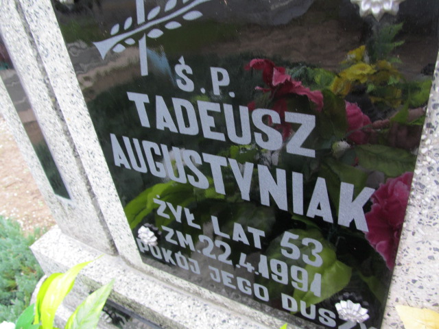 Tadeusz Augustyniak 1938 Orzysz - Grobonet - Wyszukiwarka osób pochowanych