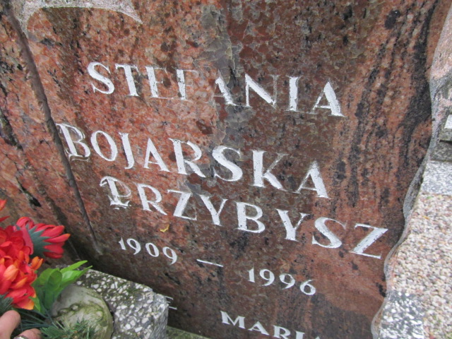 Stefania Bojarska/Przybysz 1909 Orzysz - Grobonet - Wyszukiwarka osób pochowanych