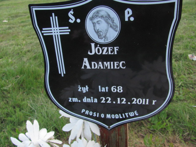 Józef Adamiec 1943 Orzysz - Grobonet - Wyszukiwarka osób pochowanych