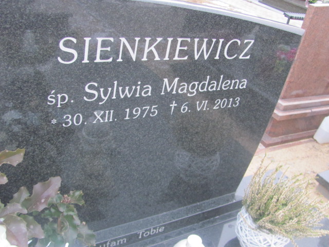 Sylwia Sienkiewicz 1975 Orzysz - Grobonet - Wyszukiwarka osób pochowanych