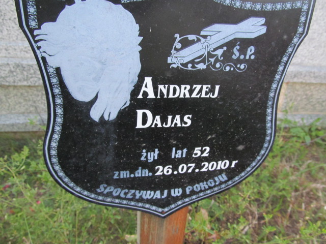 Andrzej Dajas 1958 Orzysz - Grobonet - Wyszukiwarka osób pochowanych