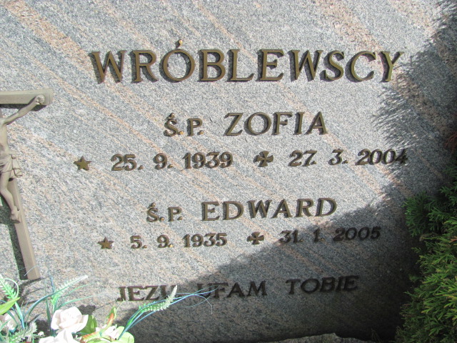Zofia Wróblewska 1939 Orzysz - Grobonet - Wyszukiwarka osób pochowanych