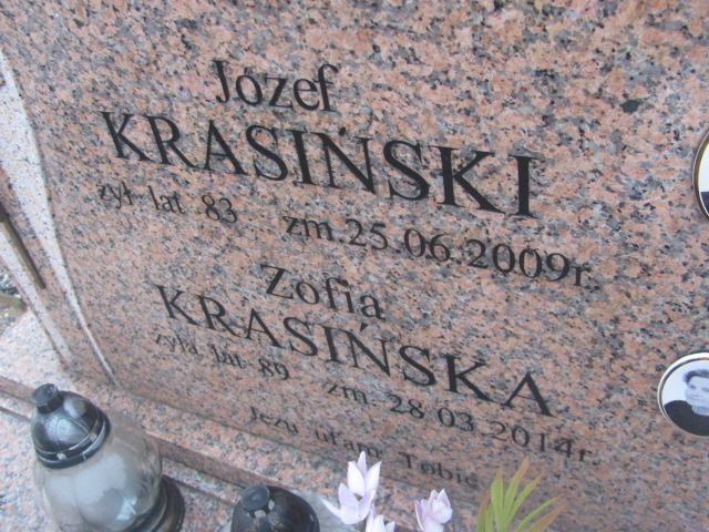 Grób Zofia Krasińska