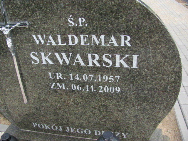 Waldemar Skwarski 1957 Orzysz - Grobonet - Wyszukiwarka osób pochowanych